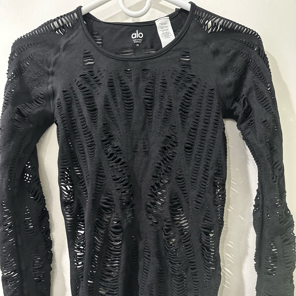 Alo yoga wanderer long sleeve top NWT